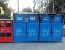 德瀾仕智能分類垃圾桶進(jìn)小區(qū)，居民受益齊點(diǎn)贊